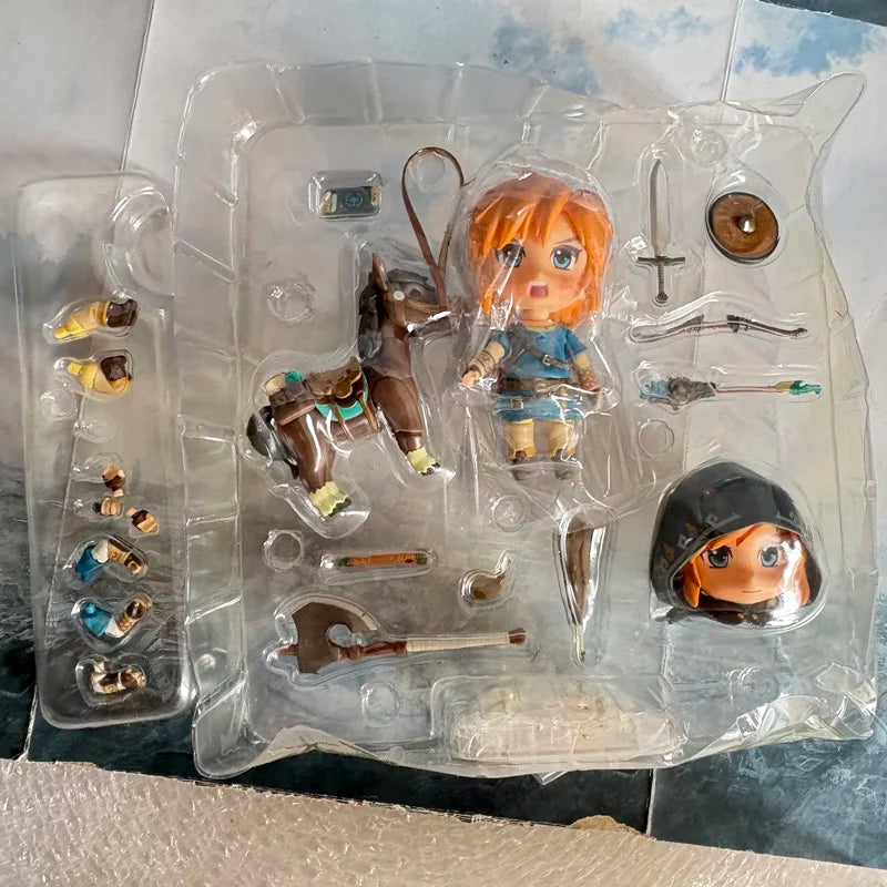 733-DX Game The Legend of Zelda Link Breath of the Wild Ver. PVC 733-DX Ver Edition Deluxe Version Link Action Movable Toys
