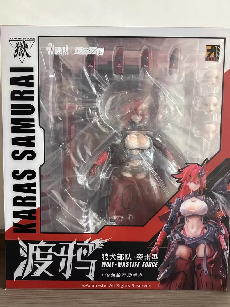 【IN STOCK】Nuclear Gold Reconstruction Animester Wolf Mastiff Force 1/9 Mobile Suit Girl Action Figure