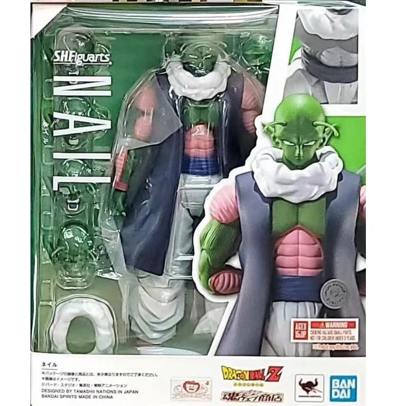 Schneller Versand Bandai Anime DRAGON BALL SHF Namek Neil Original Modell Spielzeug Actionfigur Sammlerstück Ornament Kinder Weihnachten