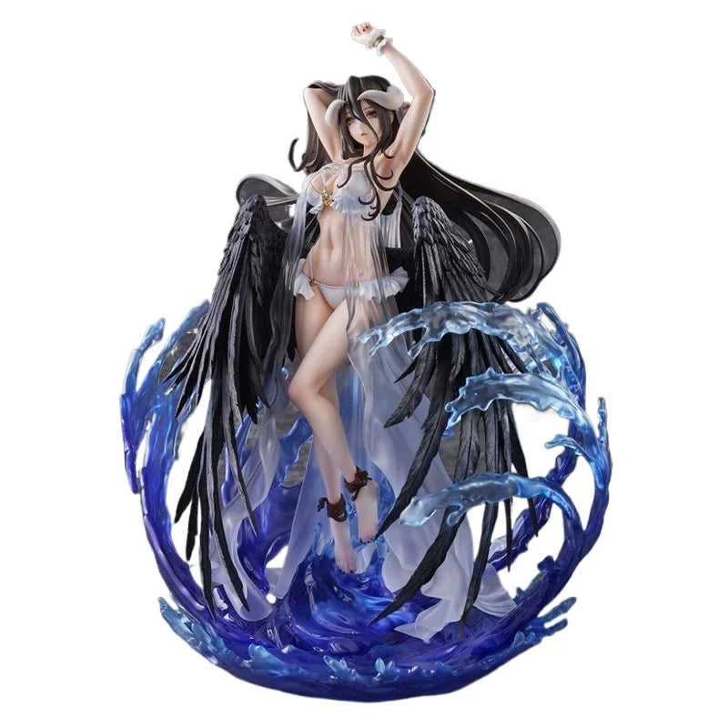 Overlord Albedo 1/7 Scale Swimsuit Figure Anime Bikini Statue of the Guardian Overseer Detailed Collectible Model Fans Gift