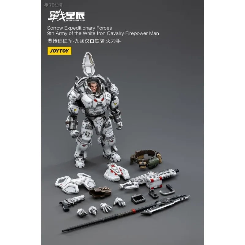 JOYTOY Genuine JOYTOY Battlestar Series Soldier's Tragic Expeditionary Force Movable Finished Product Model Boy's Gift Collect
