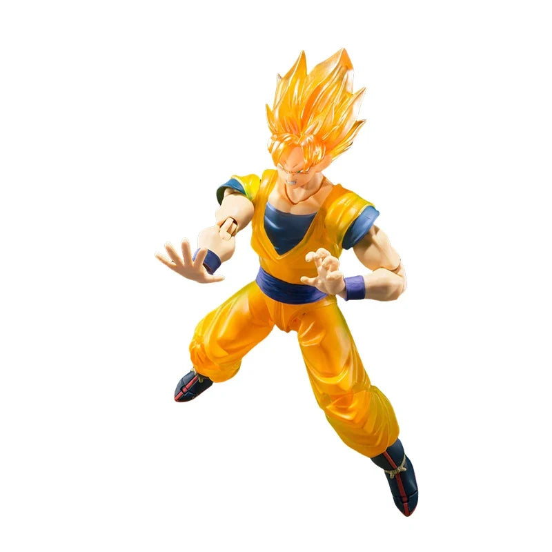 Bandai Genuine TNS SHF Dragon Ball Super Saiyan SON GOKU -Z-FIGHTERS- Anime Action Figure Collectible Model Toys Gift Children
