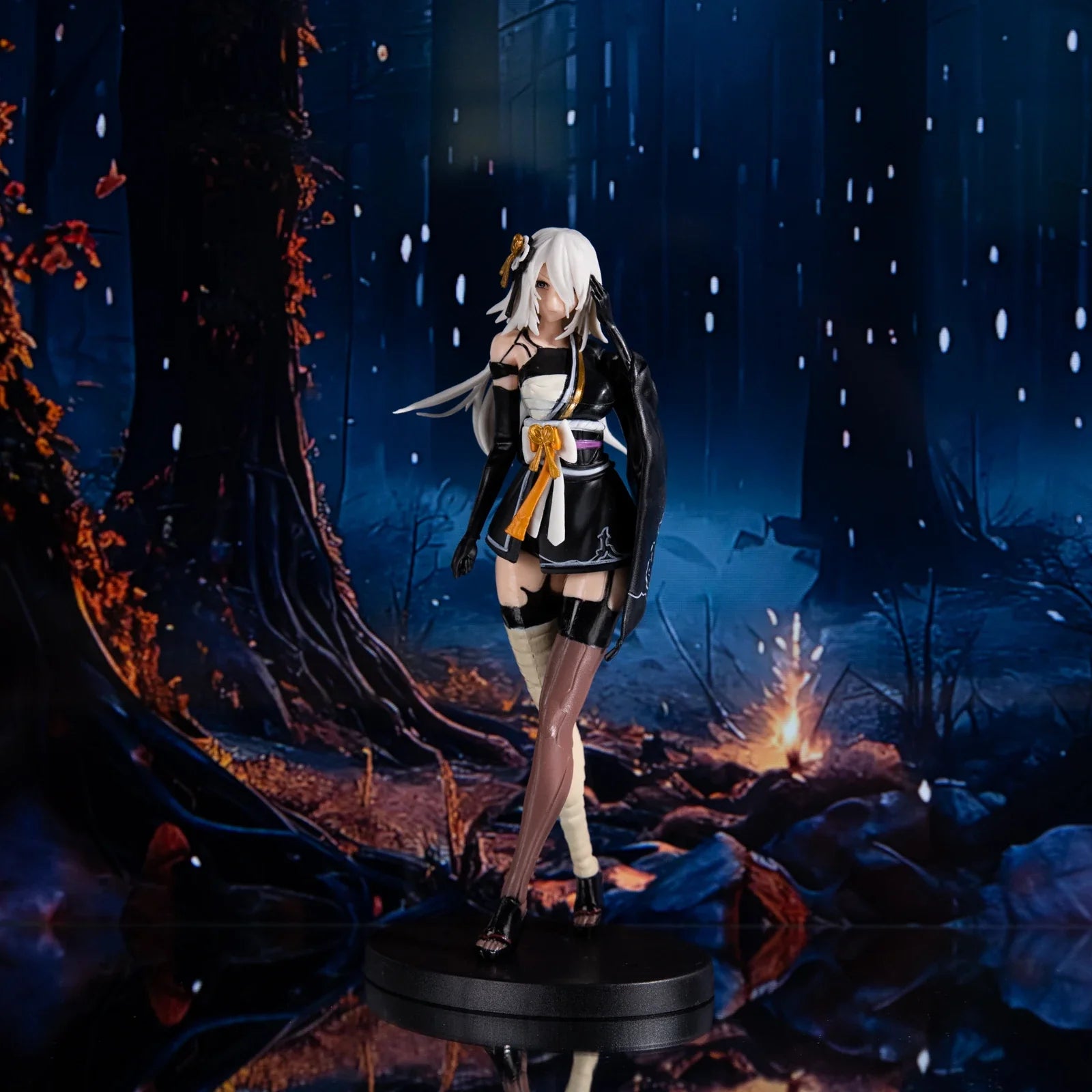 Nier Machine Age Kimono Series Bishoujo Figure Model, A2 Juhar Standing Statue.