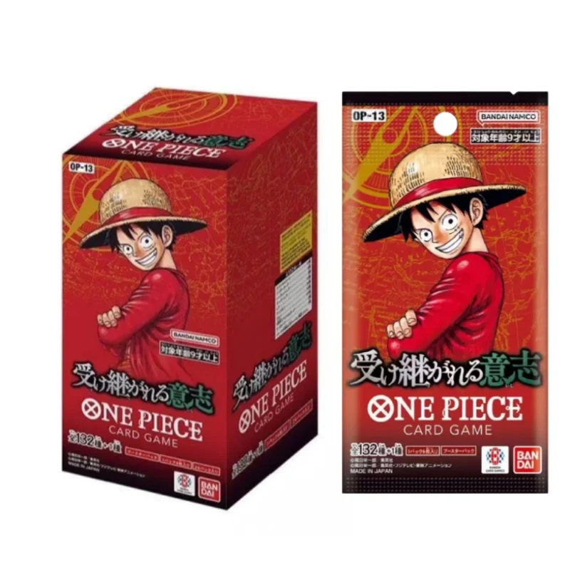 Bandai One Piece OP13 Card Japanese ver Authentic Will Of D Series Opcg Collectible Trading Cards Rare Character Anime Toy Gift