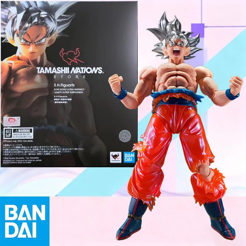 Auf Lager BANDAI Original S.H.Figuarts DRAGON BALL SON GOKU ULTRA INSTINKT SHF Actionfigur Modell Geschenk für Kinder Schaumstoffverpackung