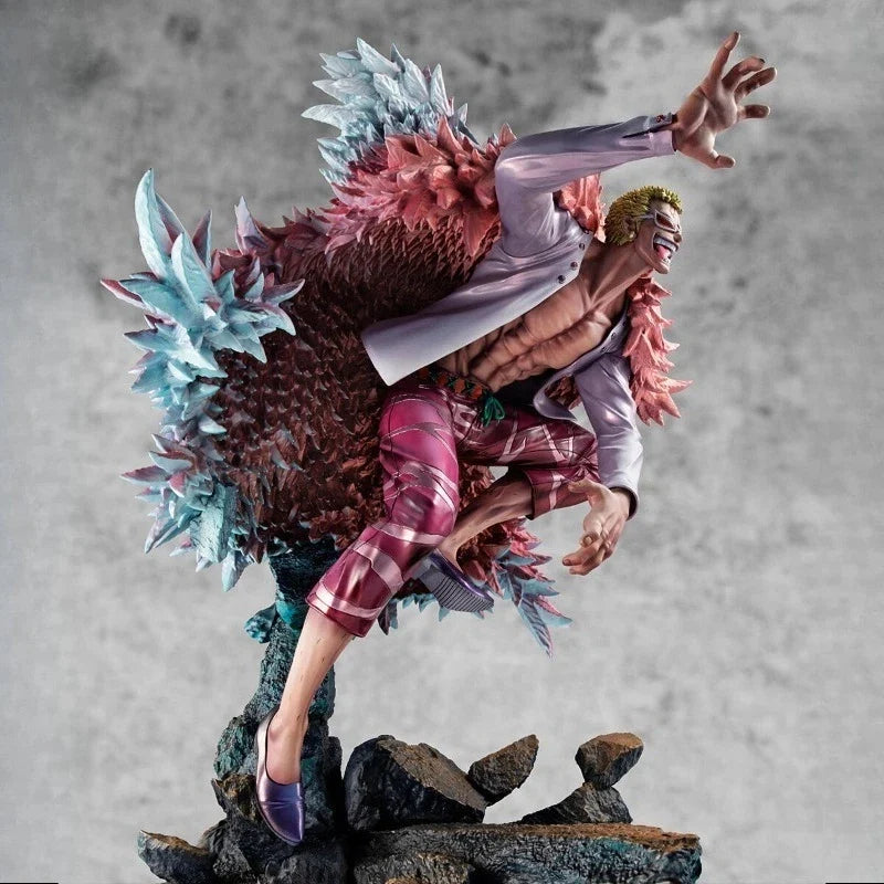 Bandai MegaHouse MH POP One Piece Doflamingo Handmade Doll Model Collection Gifts