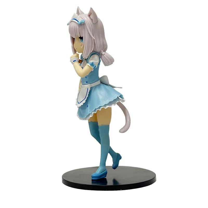 18CM Cat Maid Anime NEKOPARA Figure Chocolates Vanilla Cute Pretty Cat Style Model PVC Static Child Toys Collectible Gift Doll