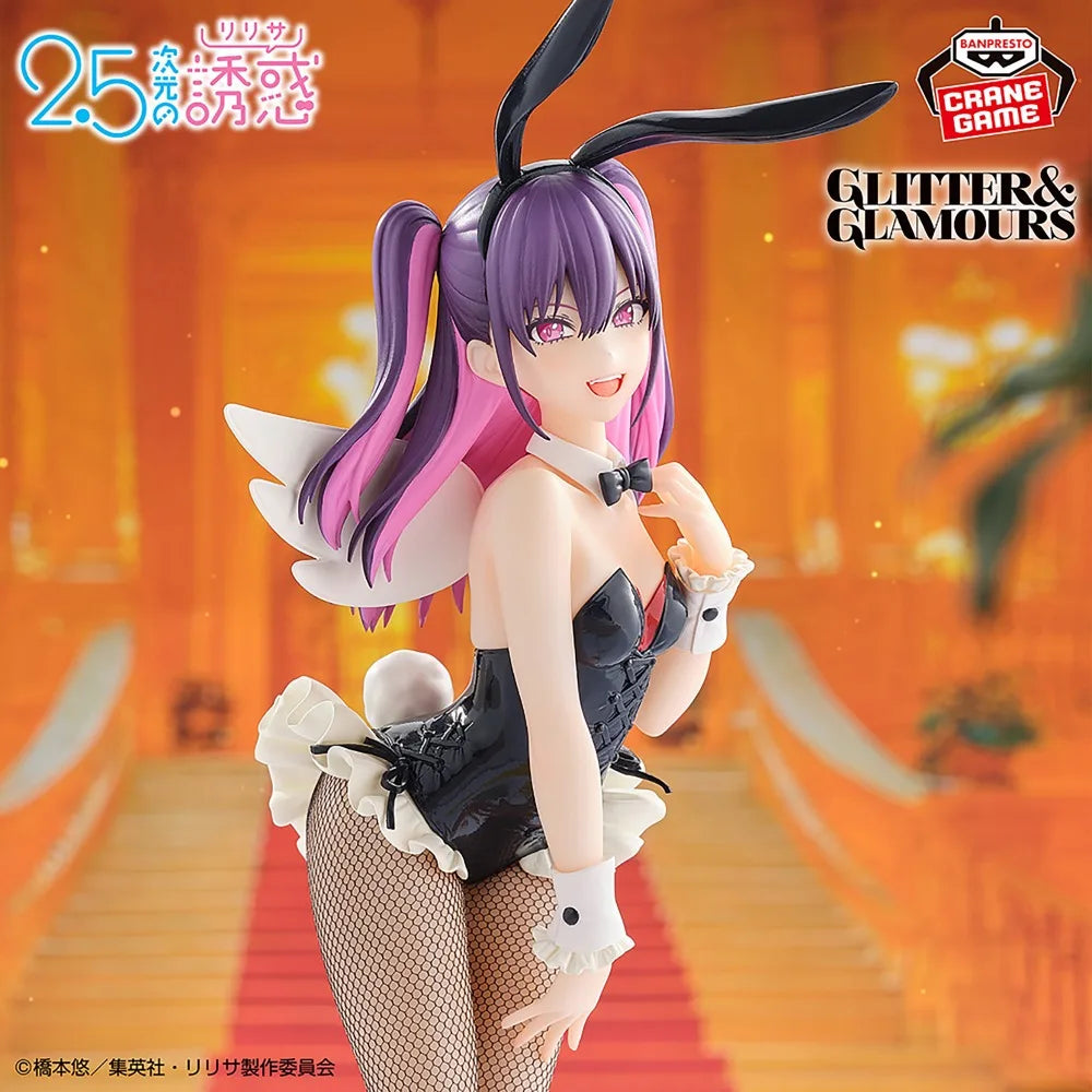 In Stock Bandai Original Genuine Banpresto 2.5-jigen No Yuuwaku Amano Ririsa Liliel Tachibana Mikari Miriella Model Toy Figures