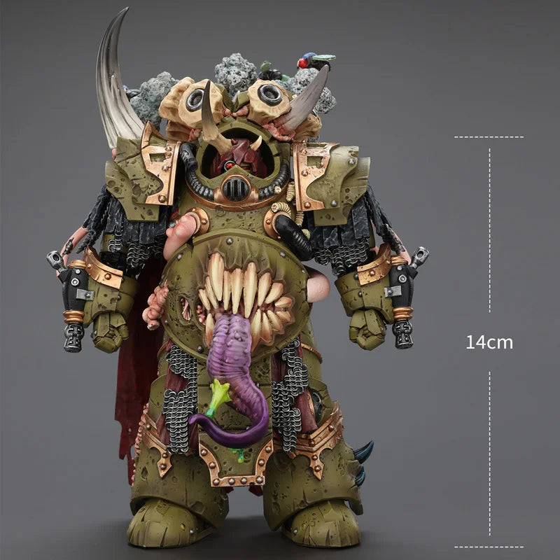 JOYTOY Warhammer 40K Death Guard 1/18 Action Figure Doll Deathshroud Terminator Champion Anime Collection Model Collectible Toys