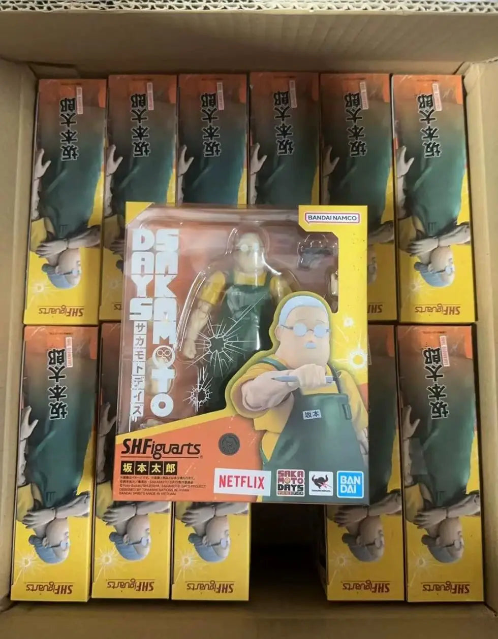 Bandai Officially Licensed SAKAMOTO DAYS S.H.Figuarts Taro Sakamoto Shin Asakura Figure Highly Detailed Collectible Model Toy