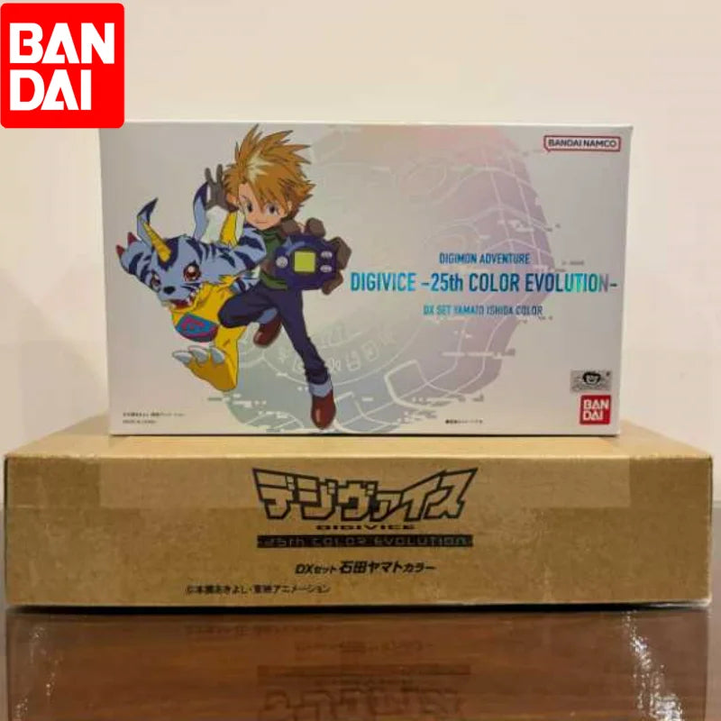Bandai 2026 Original Digimon Adventure 02 Figur Monster Scsa D3 Scsa Gold Machine V-Mon Wormmon Animation Digivice Modell Spielzeug
