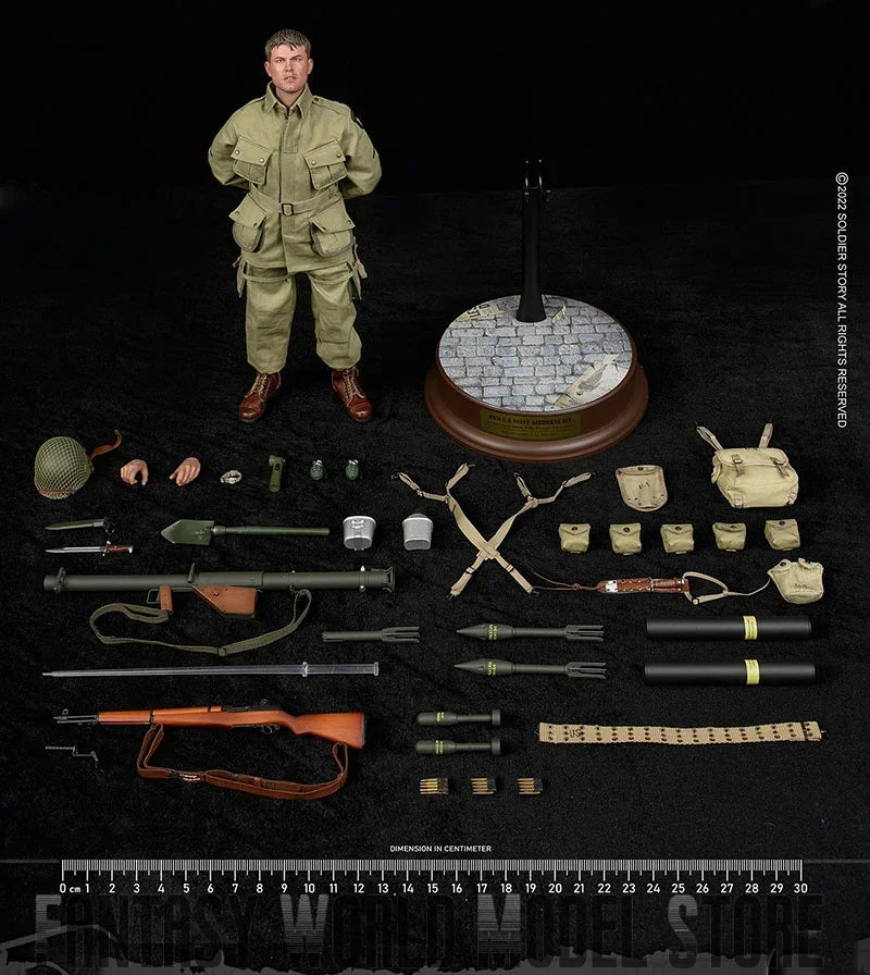 SoldierStory SS126 1/6 Scale Männlicher Soldat US 101st Airborne Division Private Ryan Full Set Sammlerstück 12" Actionfigur Modell