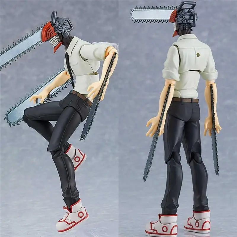 15cm Chainsaw Man Anime Figures Denji Action Figure Figma 586 Statue Model Doll Collection Toys Gifts