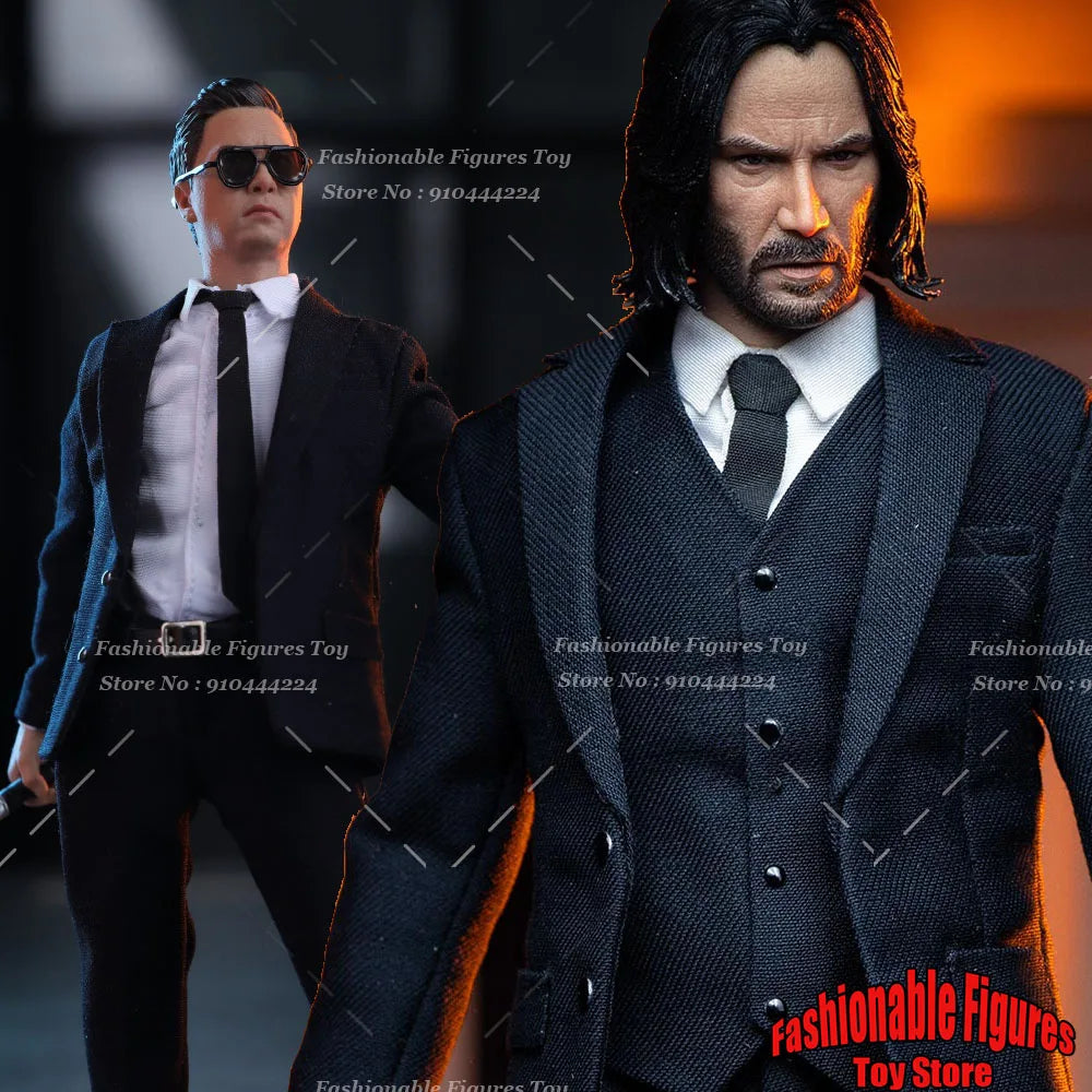 AT custom 1/12 Men Soldier John/Yeah Man & Caine/Ye Man Killer Battle Version Full Set 6Inch Action Figure Model Toys Collection