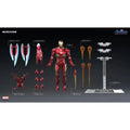 In Stock Iron Man Figure Mk85 Mk50 Assembly Model Kit Iron Man Movable Action Figures Gk Statue Doll Collect Room Desk Toys Gift