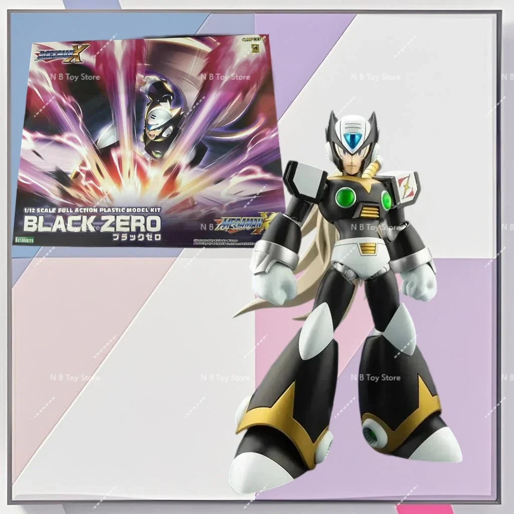 Original Kotobukiya Rockman Black Zero Anime Action Picture PVC 1/12 Real Collection Doll Statue Ornament Gift