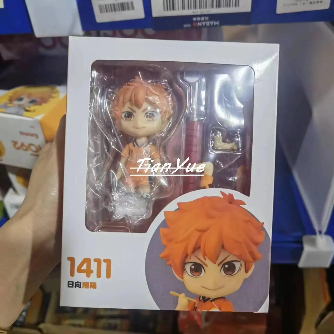 Anime Haikyuu!! Volleyball boy Hinata Shoyo 1411 Tobio Kageyama 1455 Articulated Figure Car Decoration 10CM