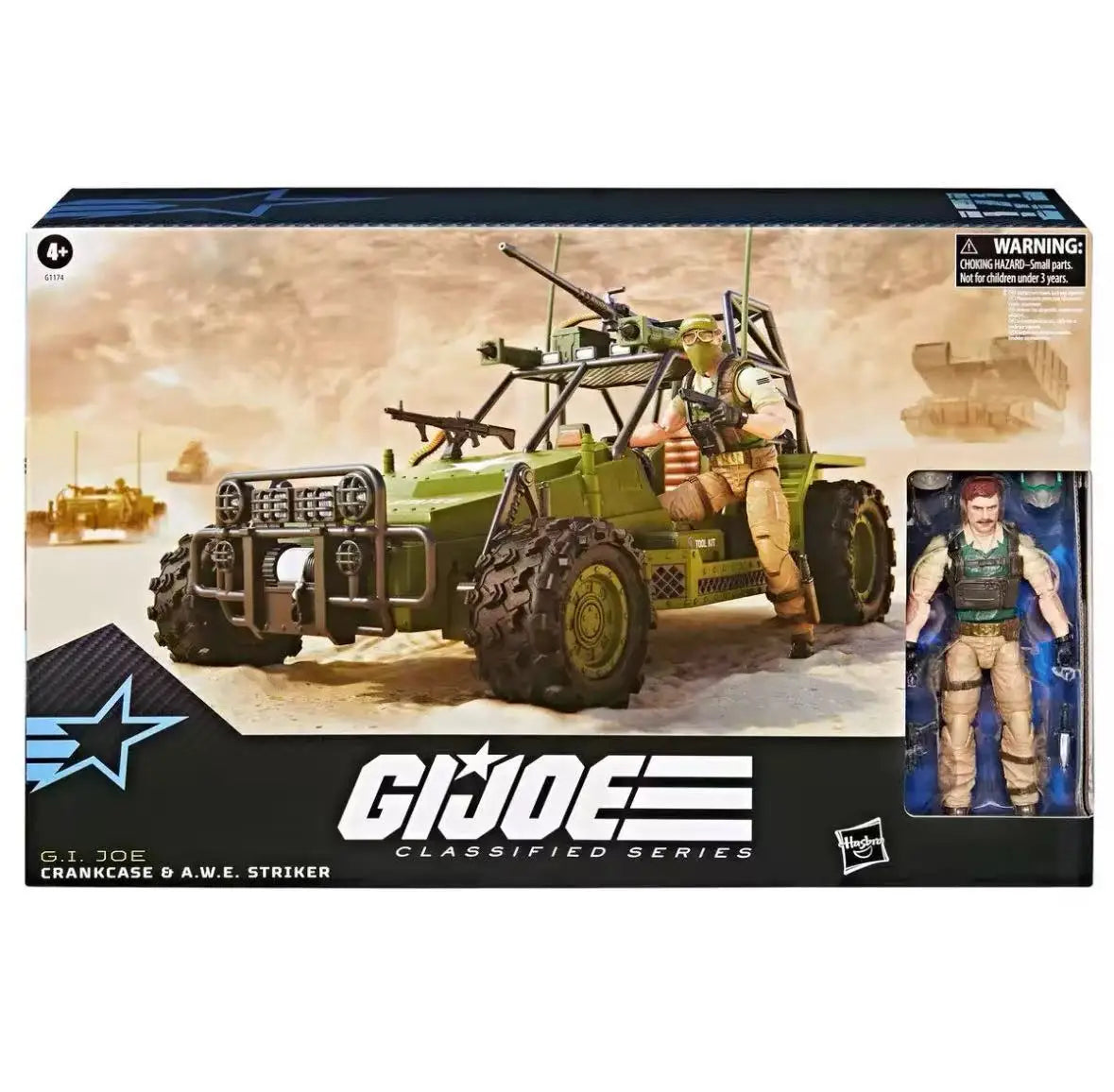Auf Lager G.I. Joe GI Joe Classified Series 6" 171 Crankcase AWE Striker 4WD Fahrzeug SDCC Actionfigur Modell Spielzeug Hobby Geschenk