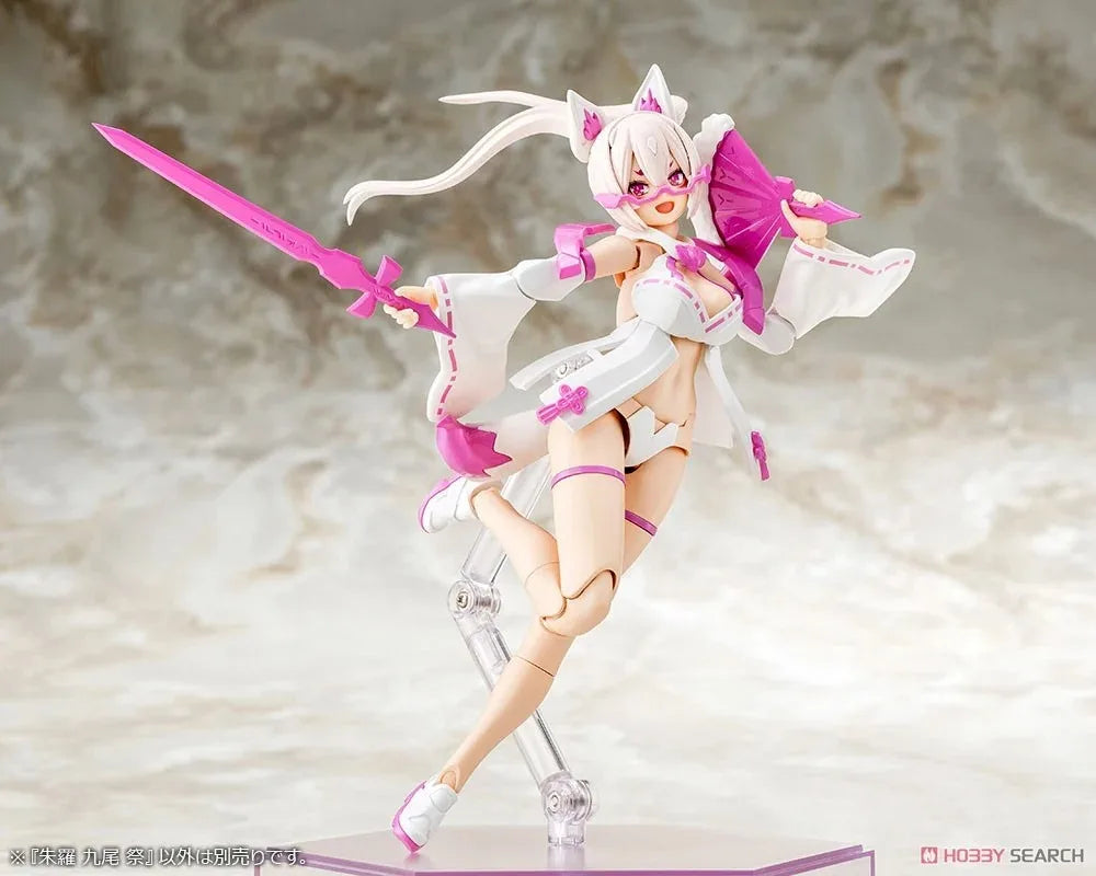 In Stock Original Kotobukiya Megami Device Asra Nine-Tails 1/10 Scale 14cm Action Figure Model Kit Anime Collectible Toy Gift