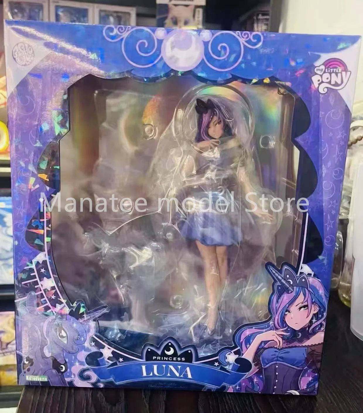 Kotobukiya Original MY LITTLE PONY Bishoujo Princess Luna 1/7 PVC Action Figure Anime Model Toys Collection Doll Gift