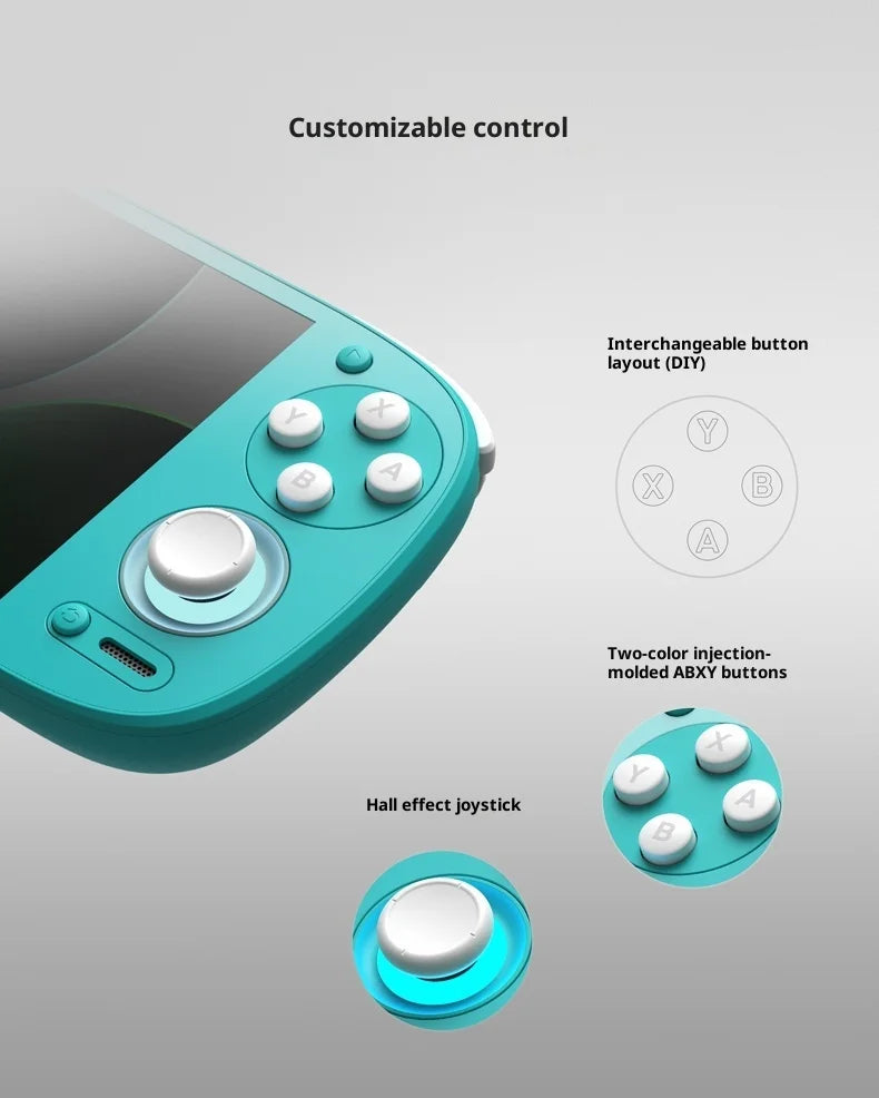 Retroid Pocket Pocket G2 Android Game Console 5.5Inch 1080P AMOLED Screen 5000mAh Hall-Effect Joystick RP G2 Handheld Consoles