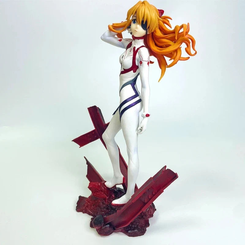 Bandai New Evangelion Anime Girl Figures  Asuka Langley Soryu Action Figure Collection Figurines Model Doll Gifts Kids Toys