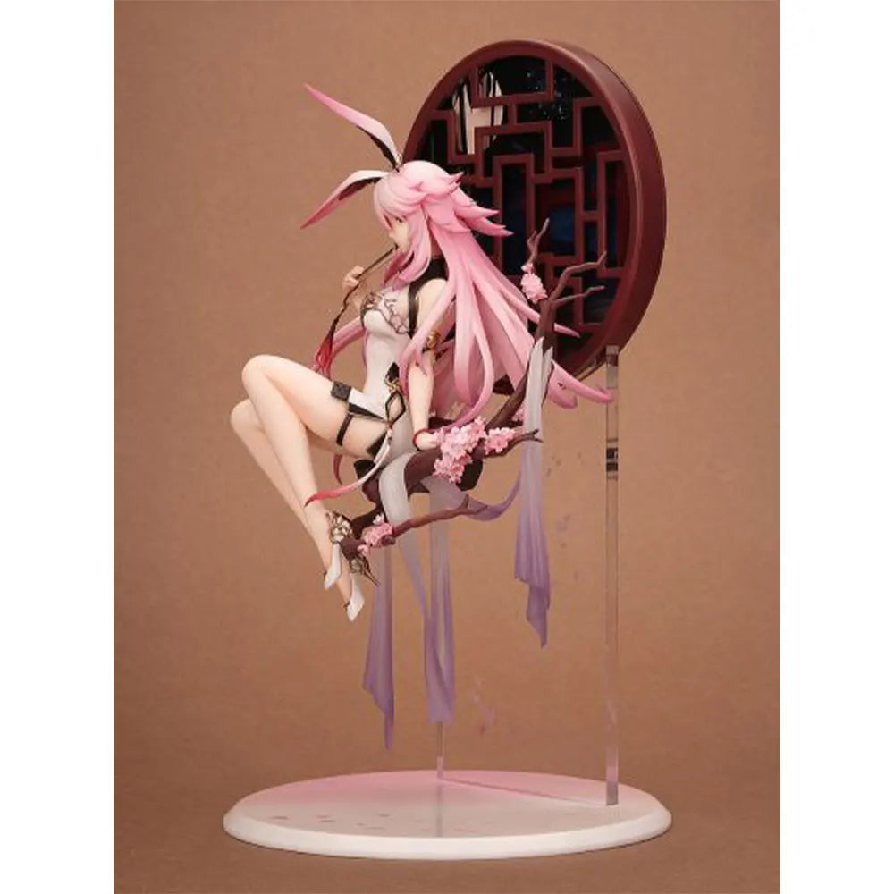19CM Game Anime MmiHoYo Figure Yae Sakura Cheongsam Sitting Animation Model Toy Gift Collection Decorative Ornaments PVC