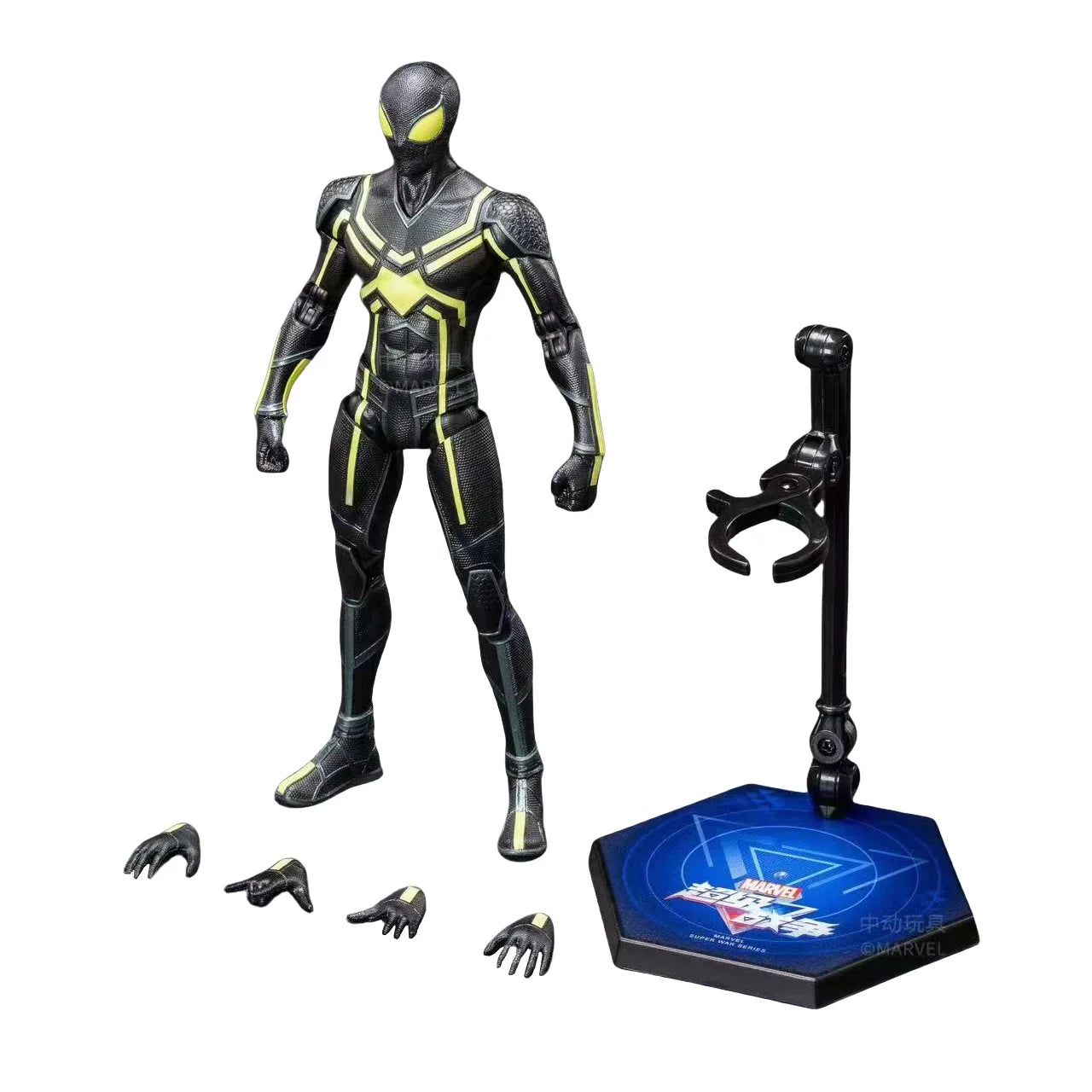 ZD toys Super War Big Time Spider-man Action Figure ML Avengers Infinity War Iron Spider 2.0 1/10 Spider-man Collections Toy