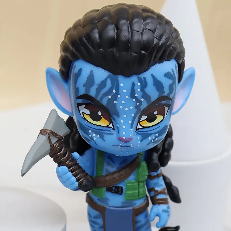 Q version of Avatar Water Way Figure Animation Solid PVC Model Car Center Console Ornament Cake Baking Decoration
