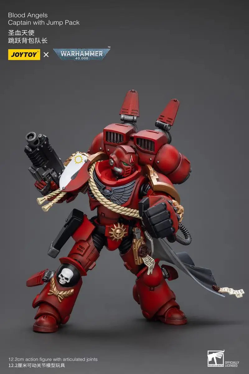【In Stock 】JOYTOY Warhammer 40K Blood Angels 3PCS 1/18 Action Figures Toys
