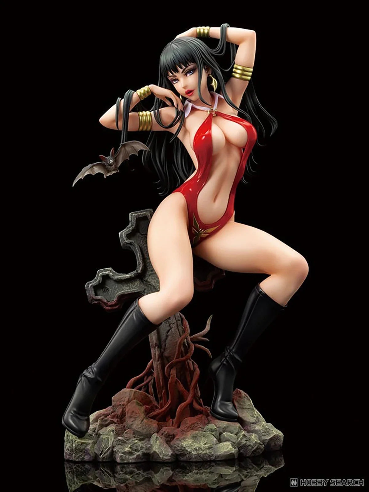 In Stock Original Kotobukiya Prepainted Horror Bishoujo Vampirella 1/7 H=200mm Comic Character Figure Decoration Collection Gift
