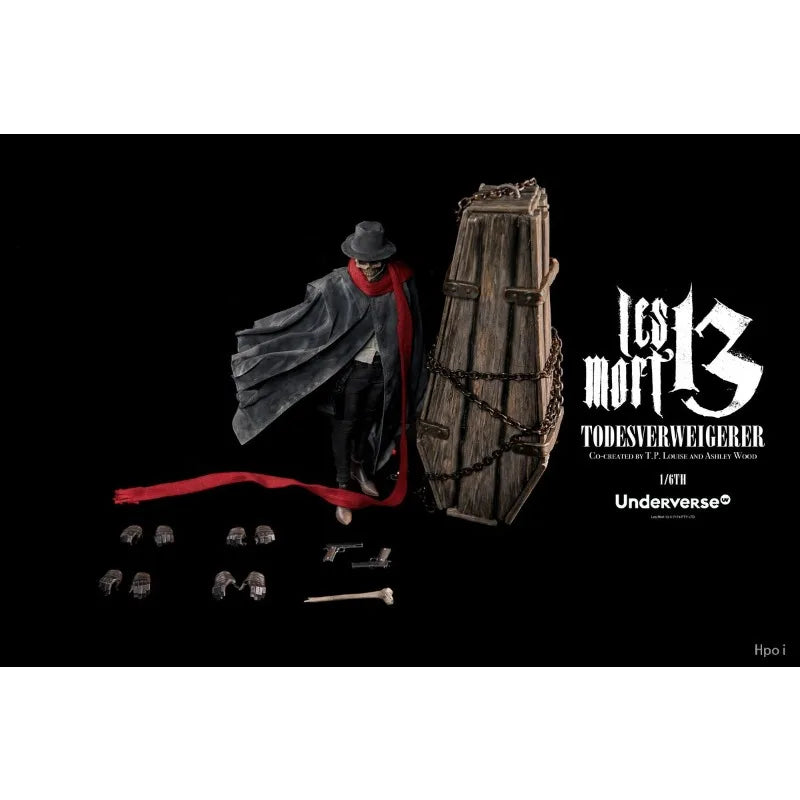 In Stock Underverse Original LES MORT 13/Adventure Kartel 1/6 Iron Blooded Movable Doll, Movable Toy Model, Collectible Gift