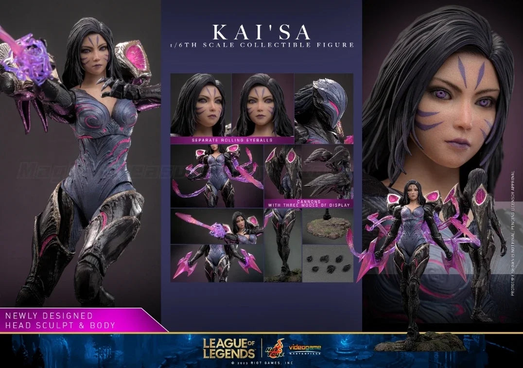【MT】Hot Toys VGM57 "League of Legends" LOL KaiSa Daughter of The Void 1:6 Scale Collectible Doll Movable Model Toy Ornaments