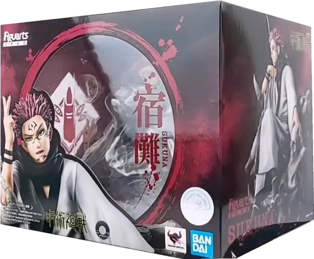 Anime Jujutsu Kaisen Ryomen Sukuna Sitting posture Action Figure PVC Model statue Toys Doll Desk Decor Collectible Gifts boxed