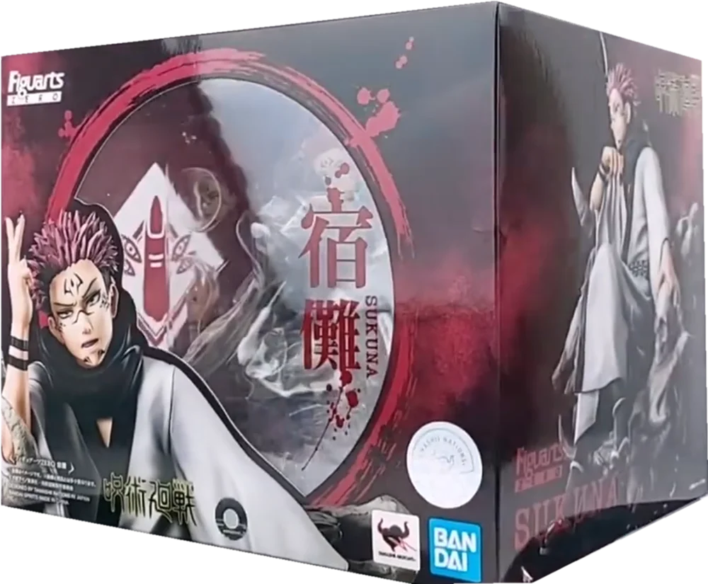 Anime Jujutsu Kaisen Ryomen Sukuna Sitting posture Action Figure PVC Model statue Toys Doll Desk Decor Collectible Gifts boxed