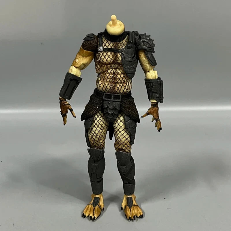 NECA Alien Vs Predator 7 Inch Action Figure  Body Model DIY Assembly Fighting Dog Toy Collectible Statue PVC Material