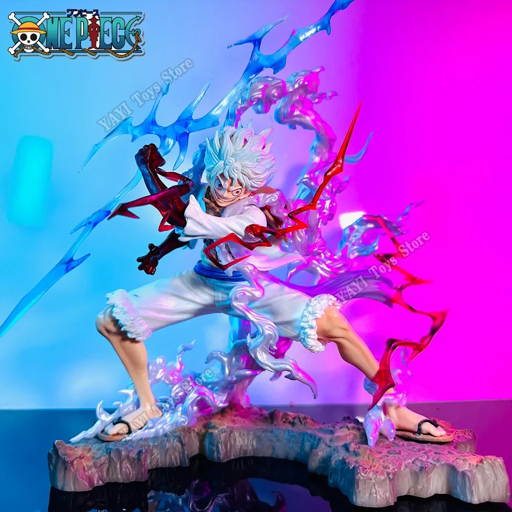 One piece Anime Figures Gk Monkey D. Luffy Gear 5 Action Figures pvc Statue Model Doll Collection Ornaments Gift For Kids toy