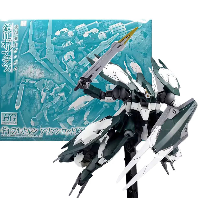 BANDAI HG IBO 1/144 Gjallarhorn Arianrhod Fleet Gundam Anime Figure PB Limited Plastic Model Set Toys for Boys Gift for Children