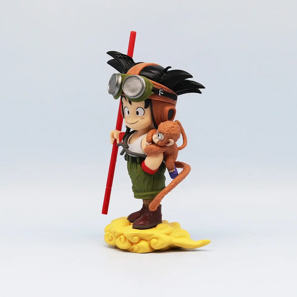 16cm Anime Dragon Ball Son Goku Figure With Monkey Kid Goku Action Figure Pvc Statue Collection Model Toys Gifts