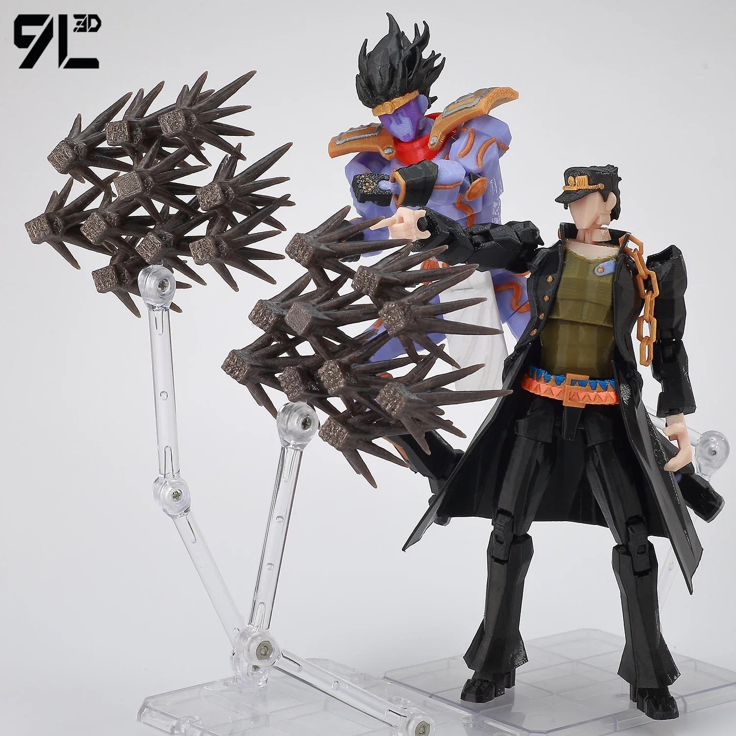 9L3D Lucky13 JoJo's Jotaro Kujo Action Figure Dummy13 with Star Platinum T13 Multi-Jointed 3D Printed Collectible Toys Titan13