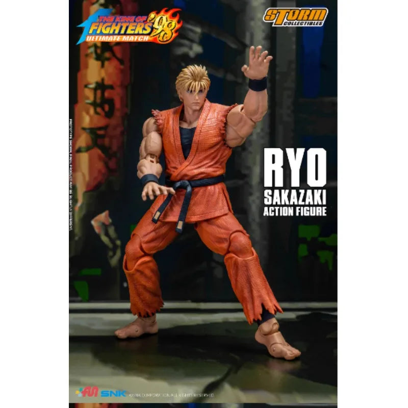 New Storm Toys Original 1/12 KOF King of Fighters 98 Ryo Sakazaki Game Mobile Doll Model Handmade Toy Gift Collection in Stock