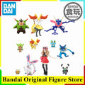 Original BANDAI Pokemon SHOKUGAN Kalos Region Serena Sylveon Greninja Action Figure Toy Pocket Monster Doll PVC Model Collector
