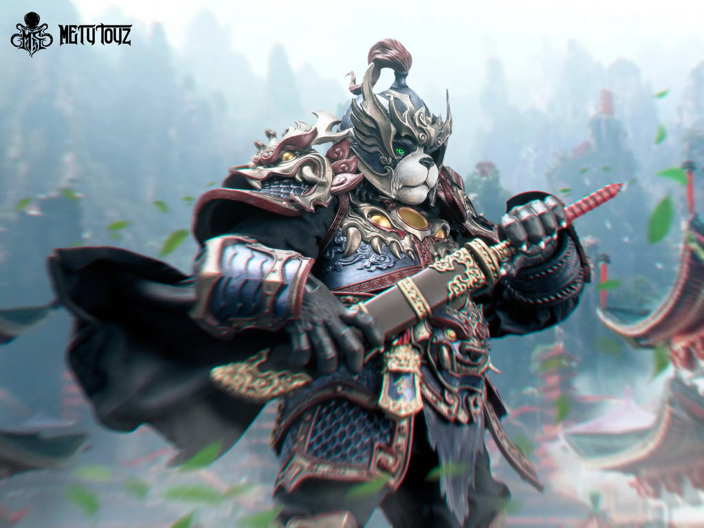 Metytoyz Memory Toys Armor Master Wander Panda Adventurer World Kung Fu WuQingLie 20cm Collectible Model Decoration