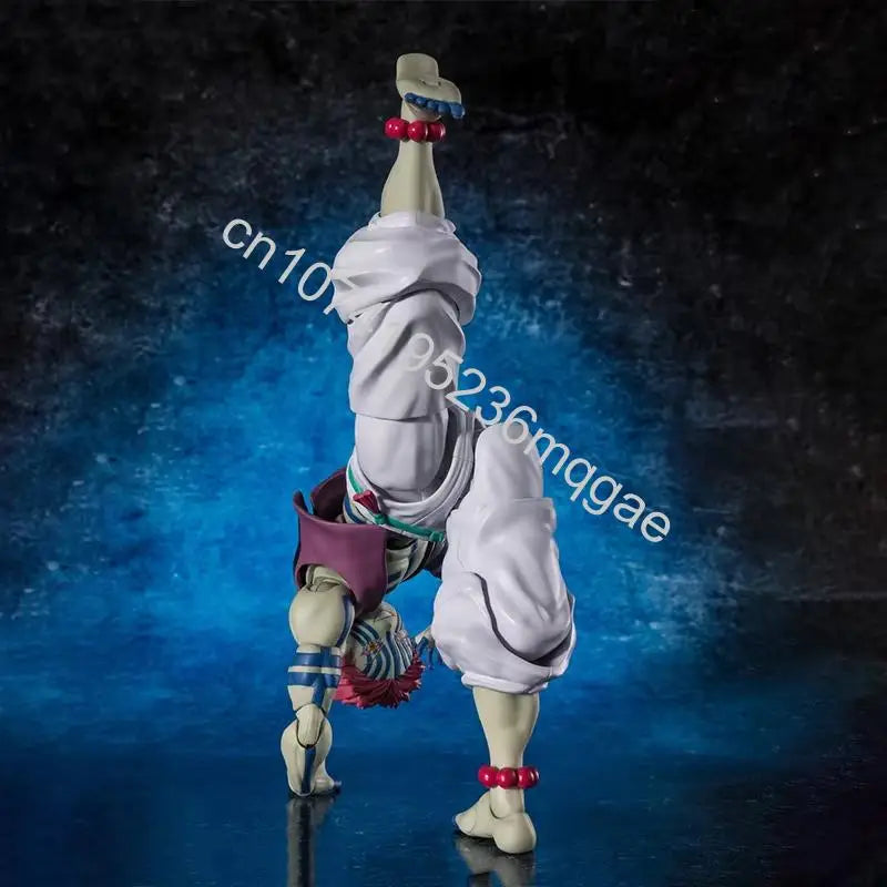 In Stock BANDAI SPIRITS SHF Demon Slayer Rengoku Kyoujurou Akaza Figure Anime Modle Toys Collections Birthday Gift Original