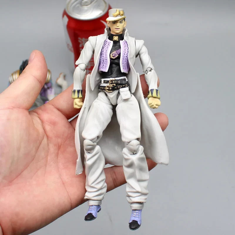 Anime JoJo's Bizarre Adventure Figures Star Platinum Kujo Jotaro Action Figure Collection Jonathan Joestar Dio Brando Model Toys
