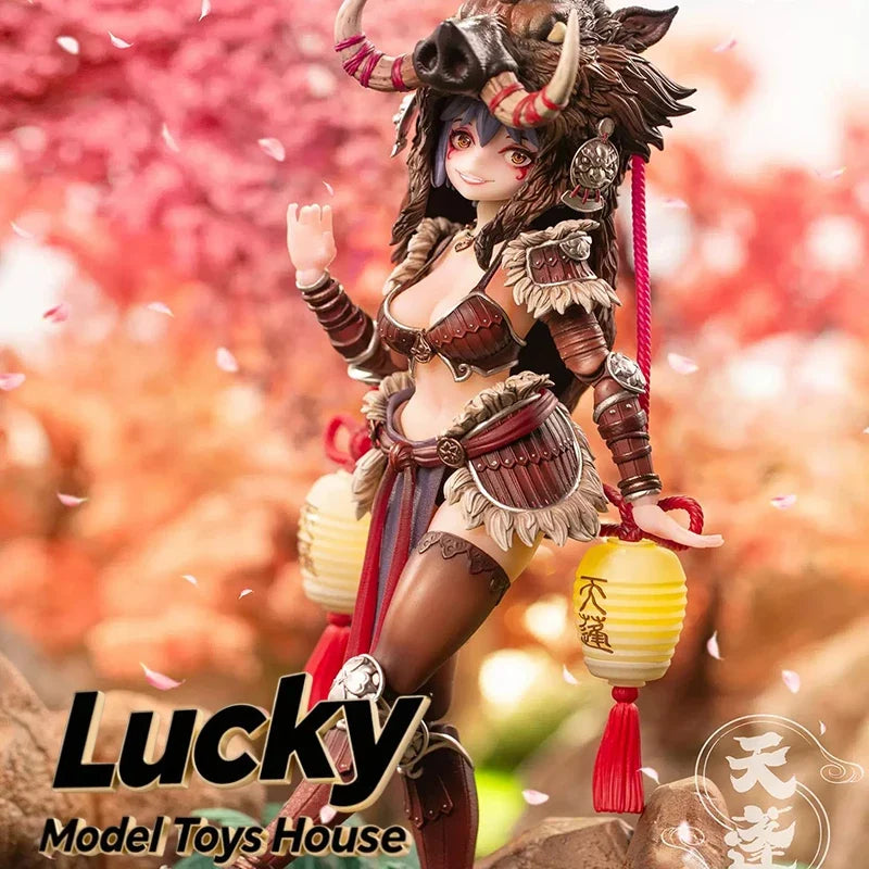 FishToys 1/9 Cute Tian Peng Mobile Suit Girl Action Figure Happy Journey to the West Game Role Simulation 22cm Soldier Doll
