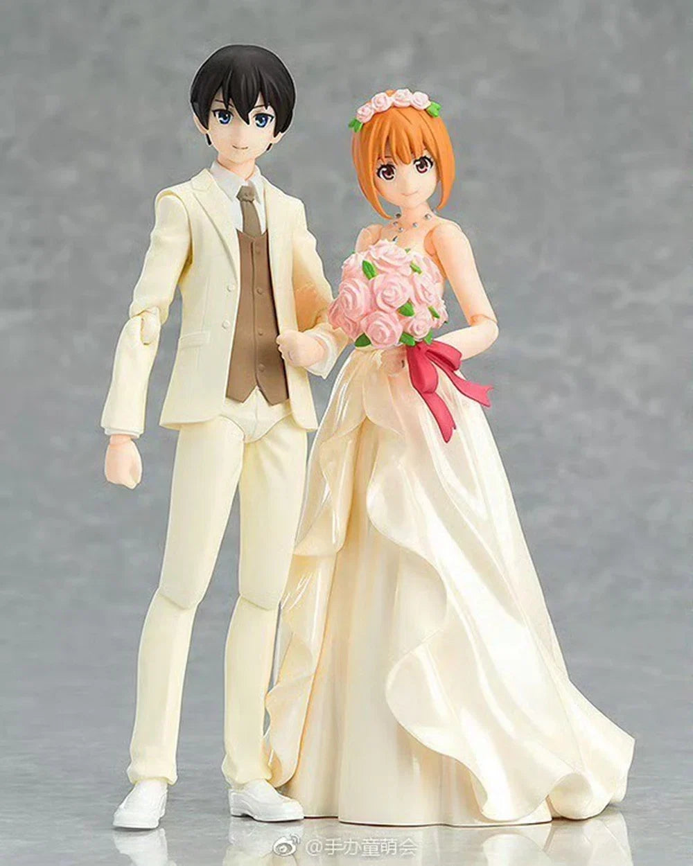 12CM Anime The Quintessential Quintuplets Nakano Yotsuba Figure EX-047 Uesugi Fuutarou Wedding Dress Up Model Toy Action Figure