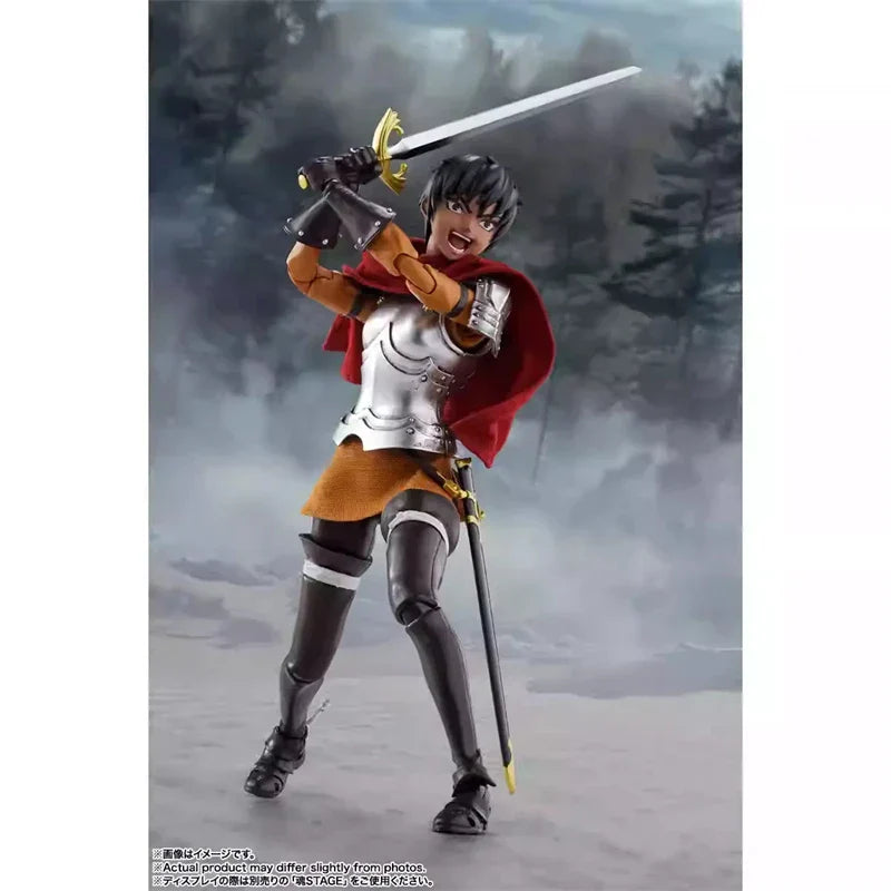 Original Bandai Berserk SHF Casca Die Falken-Garde Anime Actionfiguren Modell Spielfiguren Geschenk für Spielzeug Hobbys Kinder