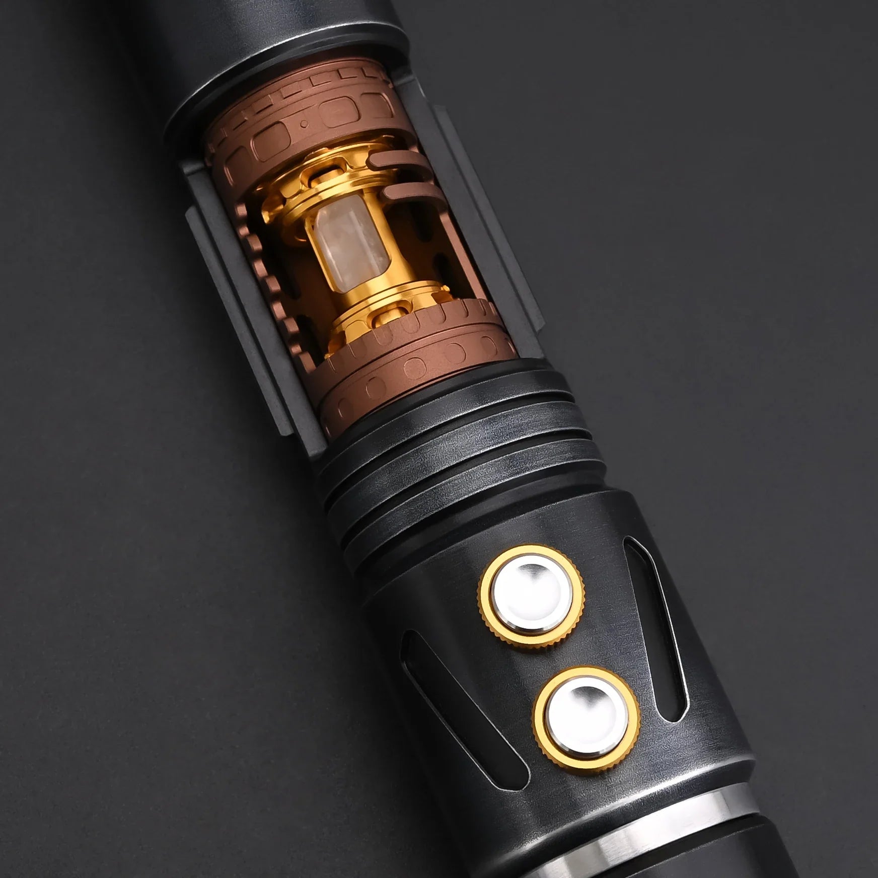 TXQSABER Lightsaber Dark Hunter Laser Sword Smooth Swing Blaster FOC Metal Hilt Heavy Dueling Lightsaber for Adult Cosplay Toys