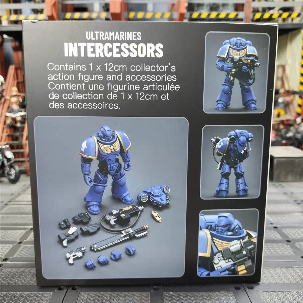 【In Stock】JOYTOY 1/18 Action Figure Warhammer 40K Ultramarines Intercessors V4 Toys